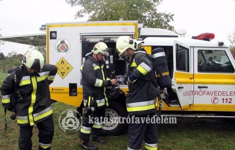 A mobil laborok munkatársainak speciális gyakorlata volt Kisfaludon